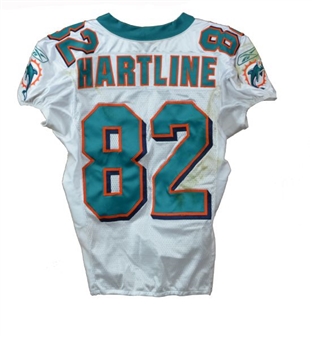 2011 Brian Hartline Game Worn   Miami Dolphins Jersey 11/13/11 (Dolphins LOA)